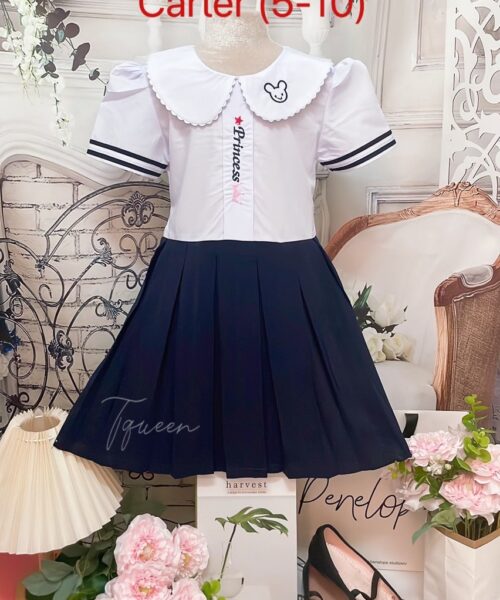 Đầm Học Sinh thêu hình