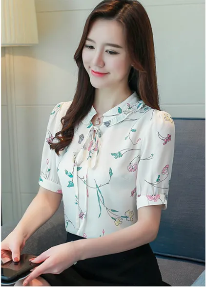 Áo sơ mi tay cánh tiên - Ảnh 19