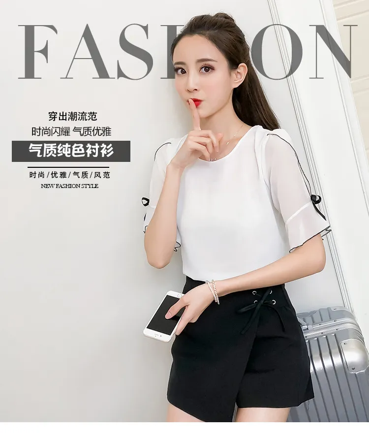 Áo sơ mi tay cánh tiên - Ảnh 18