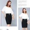 Chân váy bút chì phối nịt