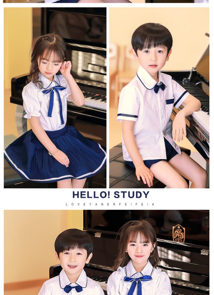 Set đồng phục học sinh Bé Trai Bé Gái Cao Cấp - Ảnh 2