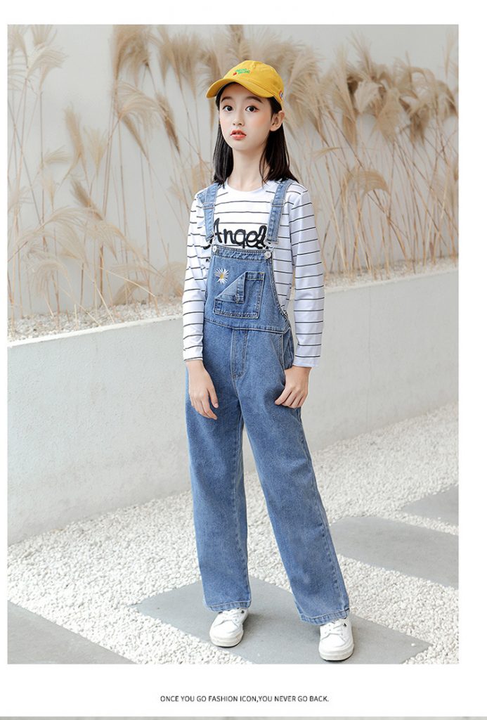 Yếm Jeans Quần Hoa Cúc - Ảnh 4