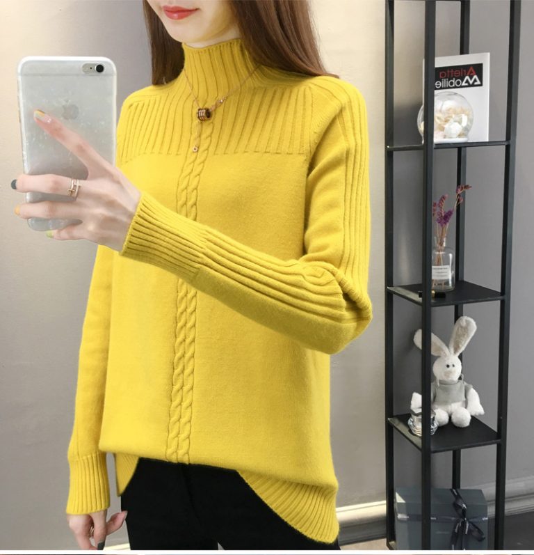 Áo Len Cổ 3 Phân Sọc Giữa - Ảnh 5