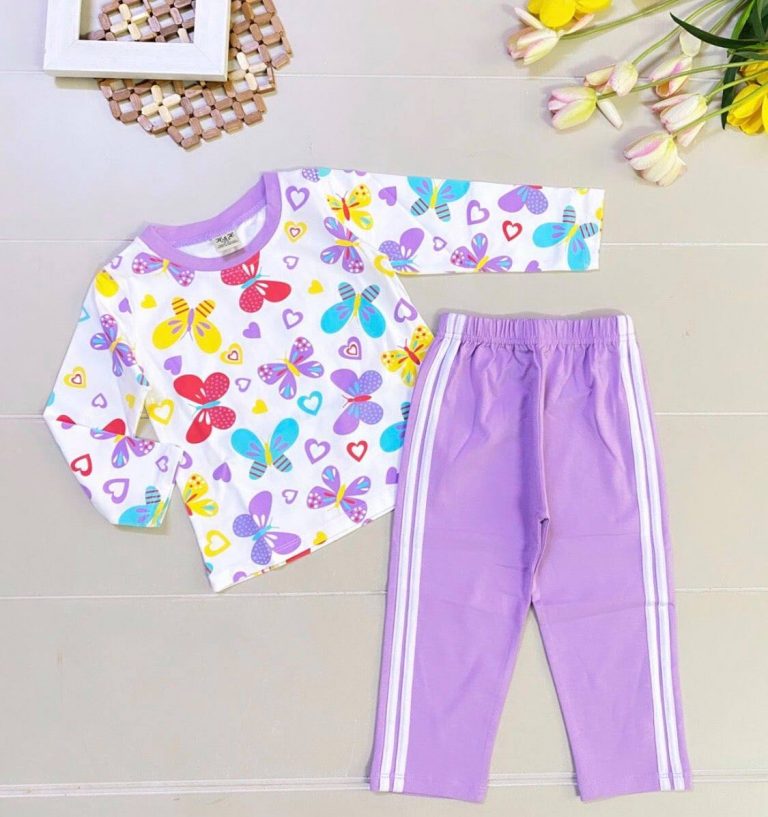 Bộ Thu Đông BG Quần Phối Viền Size Nhí - Ảnh 3