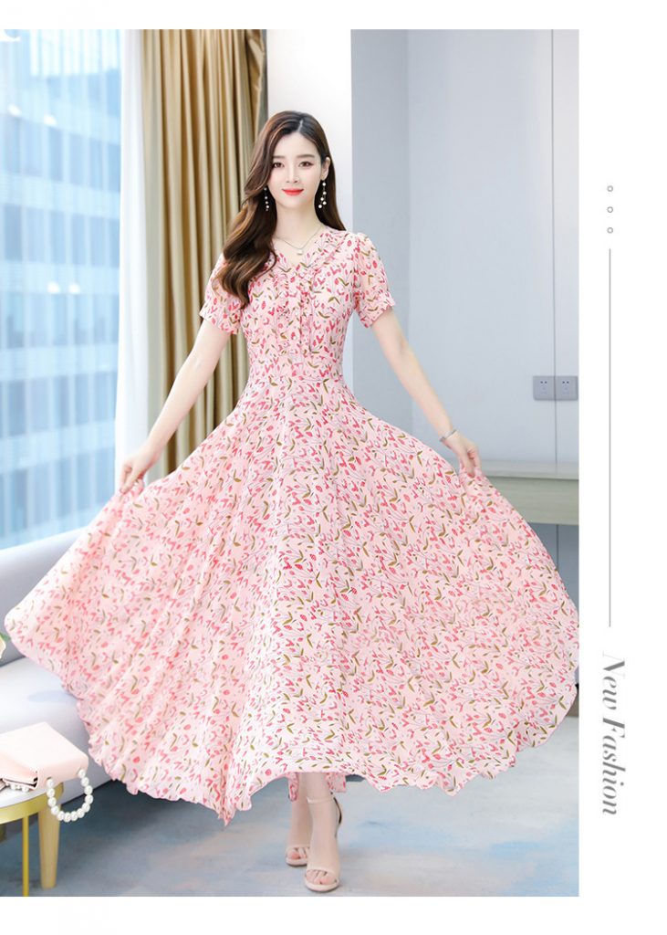 Đầm Hoa Dáng Dài - Ảnh 4