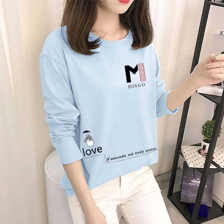 Áo thun dài tay nhiều màu - Ảnh 5