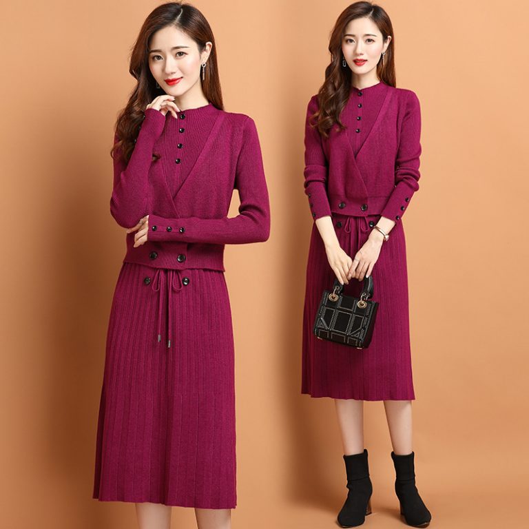 Đầm len kiểu gile - Ảnh 6