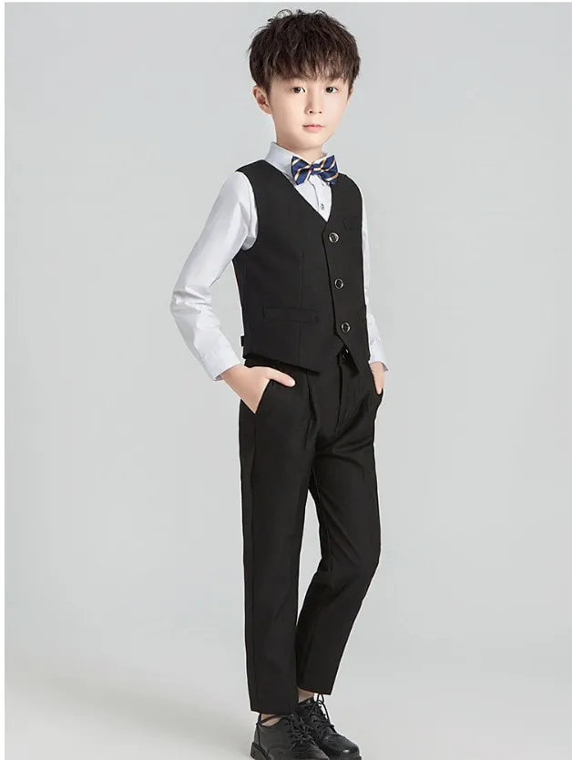 Set Vest 3 Món Phối Nhung Trơn - Ảnh 5