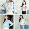 các kiểu áo voan tay ngắn