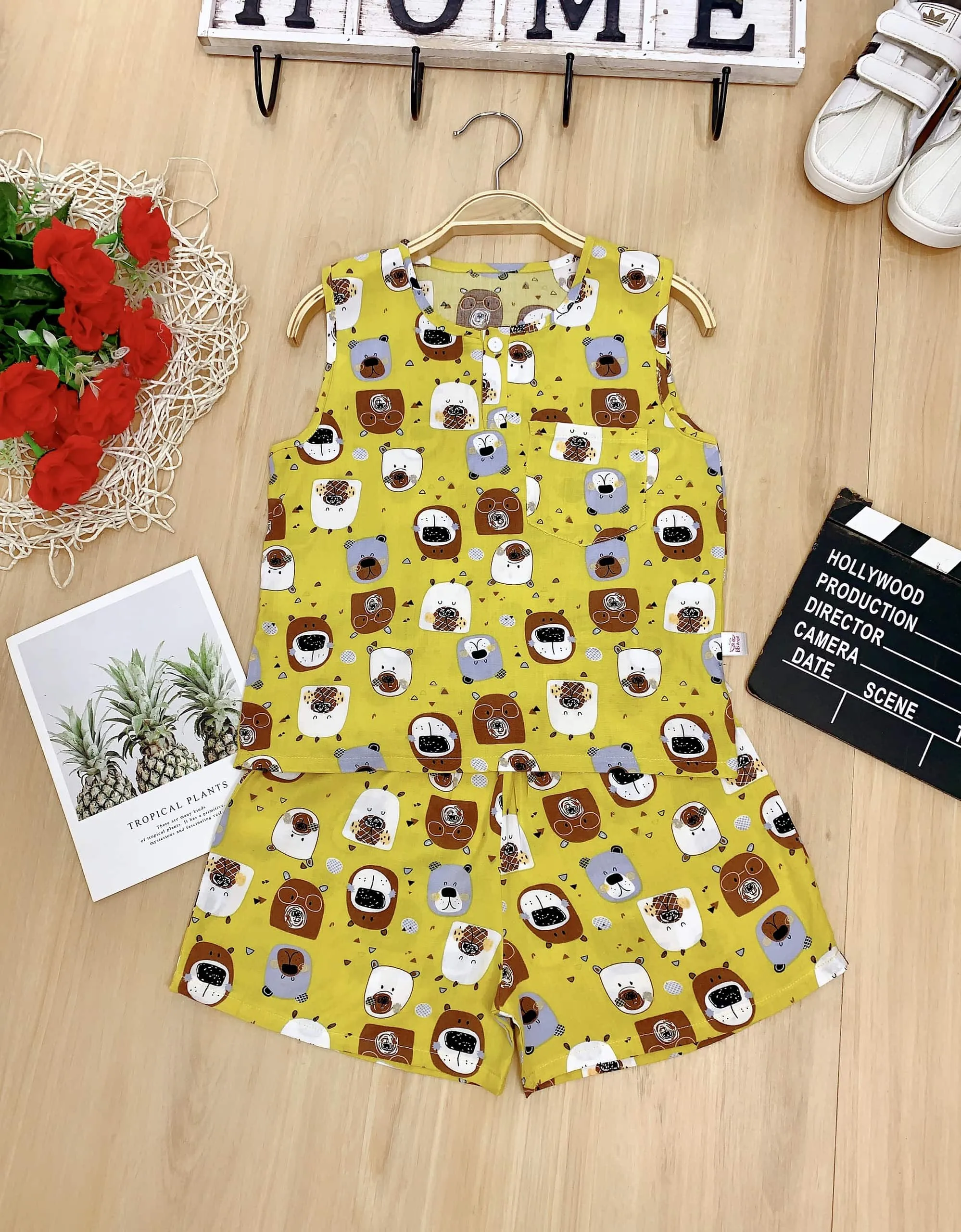 Bộ đùi lanh sát nách Bé Trai Nhí - Ảnh 9