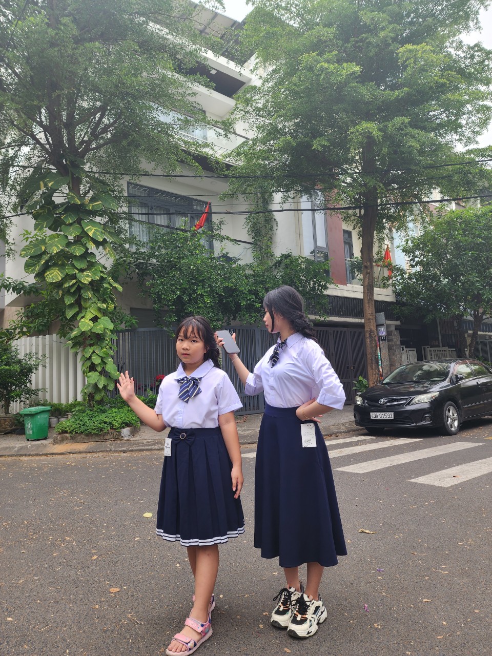 Đồng phục học sinh tiểu học - Chân váy đẹp bé gái cấp 1 xinh xắn - Ảnh 9