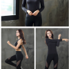 Quần áo tập  yoga 3 món phối áo dài tay