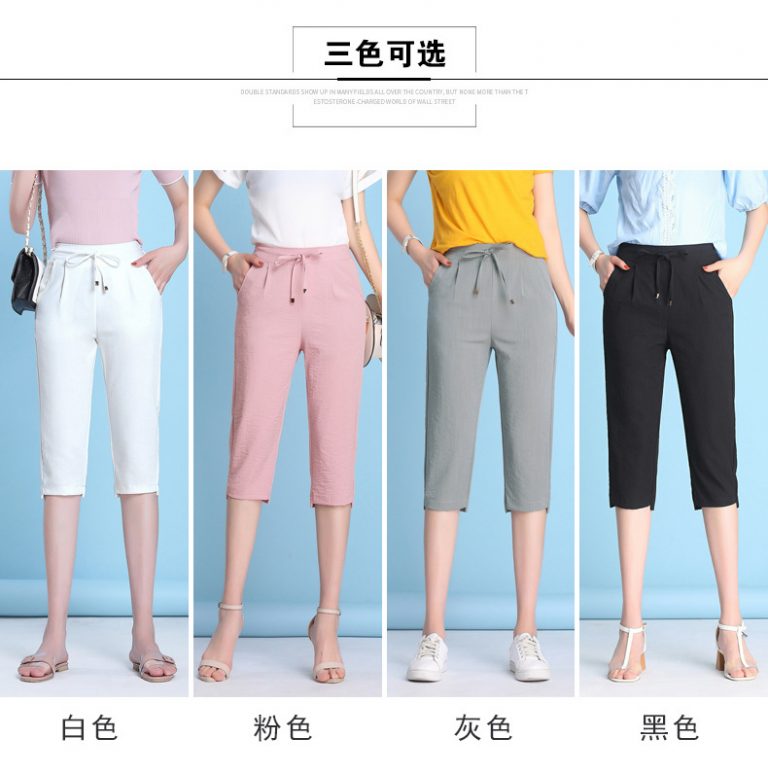 Quần Lửng Ôm Tơ Tằm Cao Cấp - Ảnh 2
