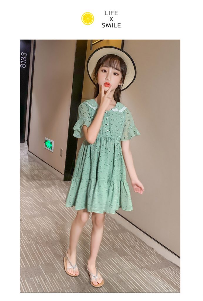 Váy voan hoa nhí BG - Ảnh 6