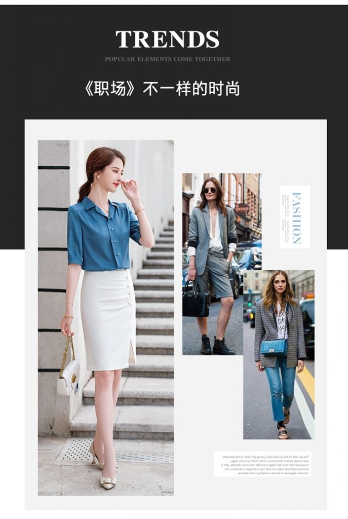 Áo sơmi lụa tay lở cổ côn phối nút - Ảnh 7