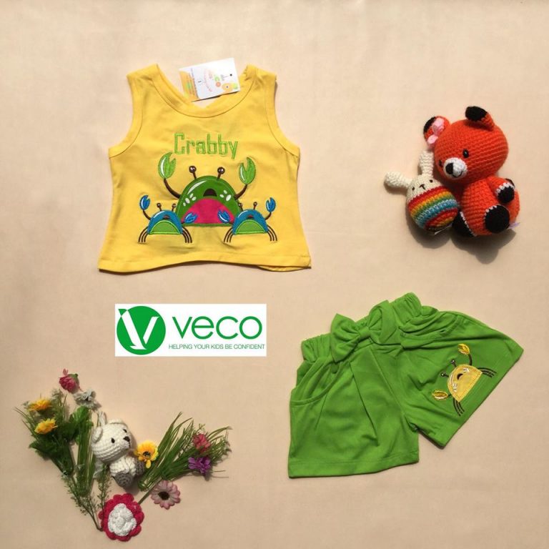 Bộ sọt bé gái con cua hàng VNXK - Ảnh 2