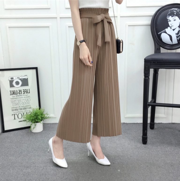 Quần Ống Rộng Xếp Ly - Ảnh 15