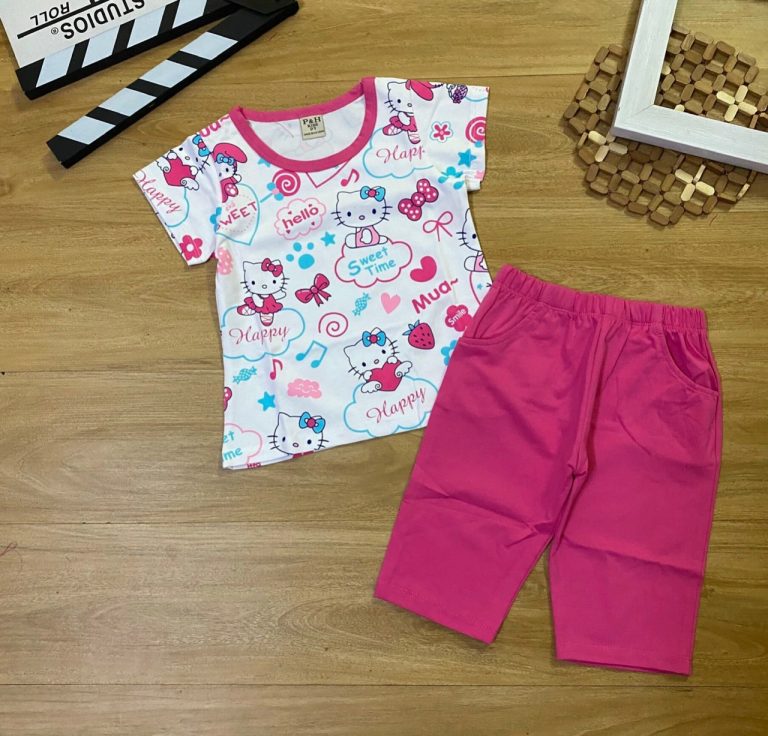 Đồ Bộ Lửng Hello Kitty - Ảnh 5