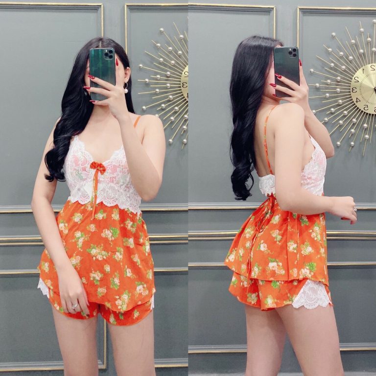 Đồ Bộ Ngủ Phối Ren - Ảnh 4