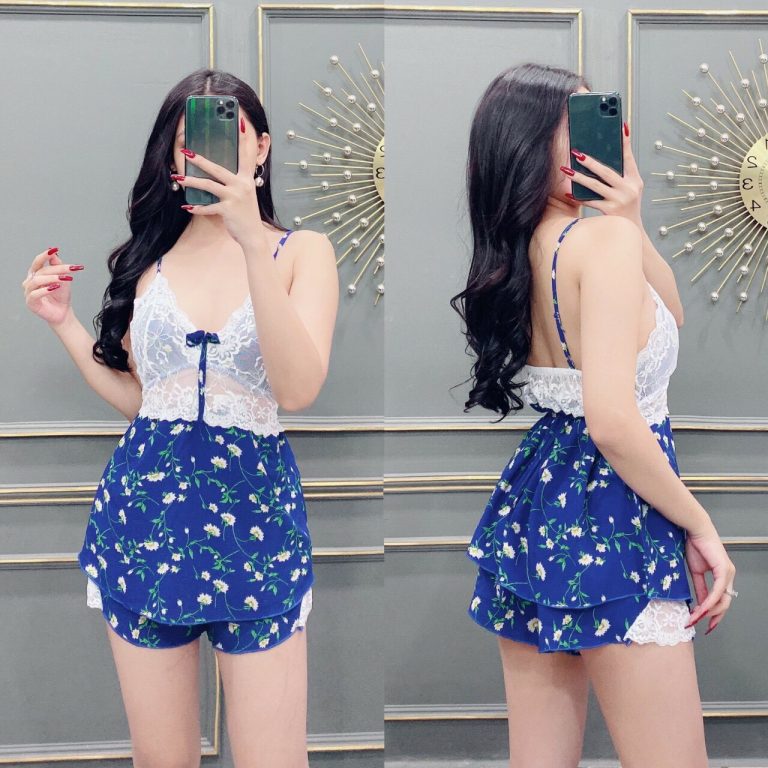 Đồ Bộ Ngủ Phối Ren - Ảnh 5
