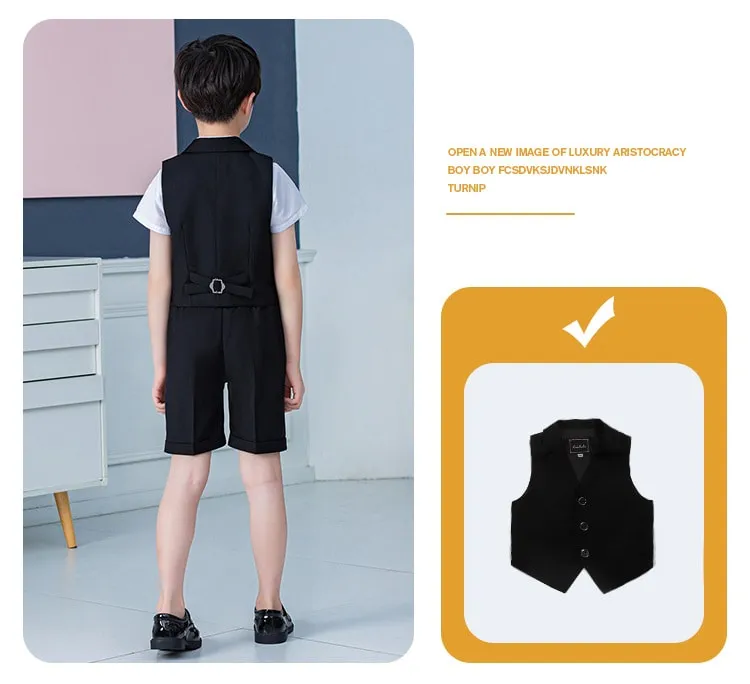 Set Vest Đùi Bé Trai 2 Món Trung - Ảnh 7