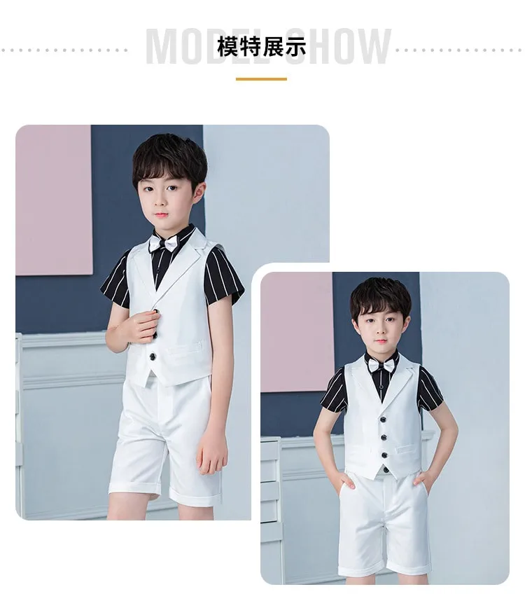 Set Vest Đùi Bé Trai 2 Món Trung - Ảnh 3