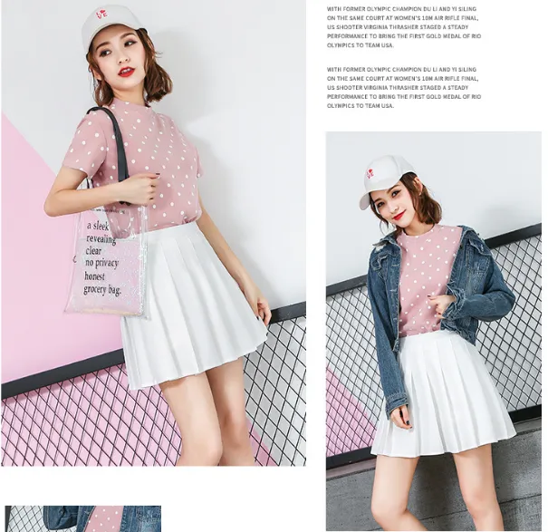 Chân Váy Xếp Ly Ngắn - Ảnh 4