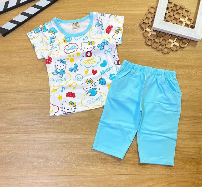 Đồ Bộ Lửng Hello Kitty - Ảnh 2
