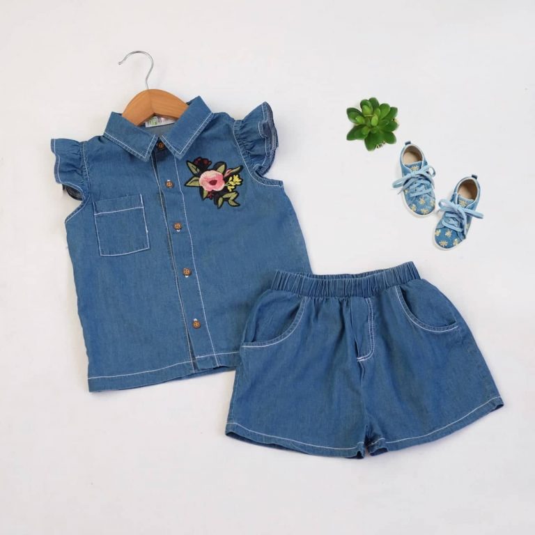 Set bộ bé gái tay cánh tiên - Ảnh 2