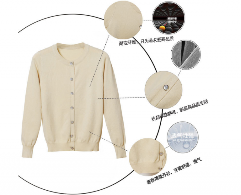Áo khoác Len Cổ Tròn  Model Hàn Quốc - Ảnh 6