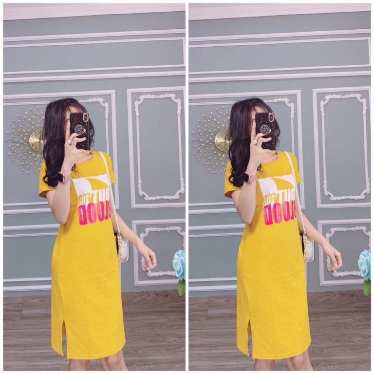 Đầm suông form thái - Ảnh 2