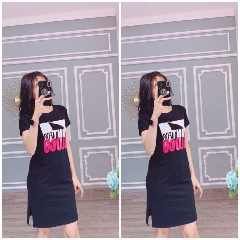 Đầm suông form thái - Ảnh 3