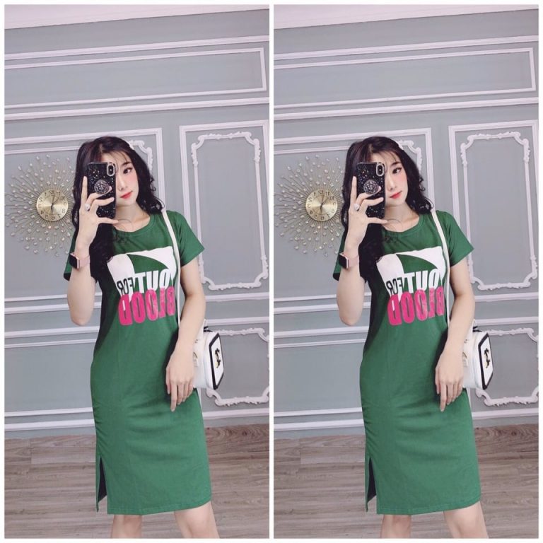 Đầm suông form thái - Ảnh 4