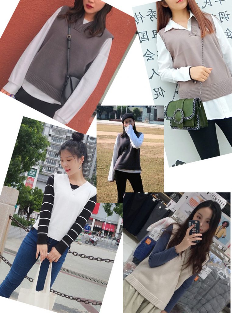 Áo Gile Len Cổ Tim - Ảnh 4
