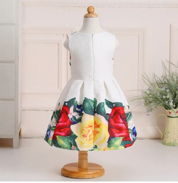 Đầm Bé Gái Sát Nách In Hoa - Ảnh 8