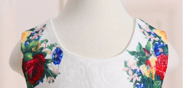 Đầm Bé Gái Sát Nách In Hoa - Ảnh 9