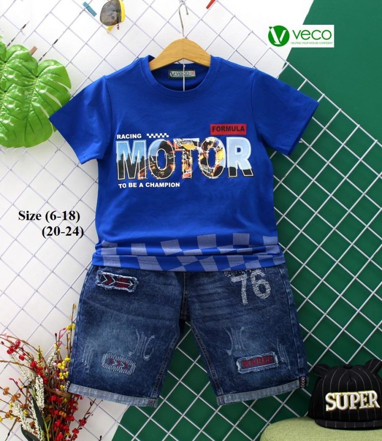 Bộ Jeans Bé Trai  Motor - Ảnh 4