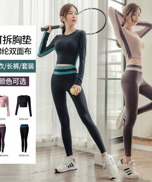 Set yoga 2 món cao cấp tay dài
