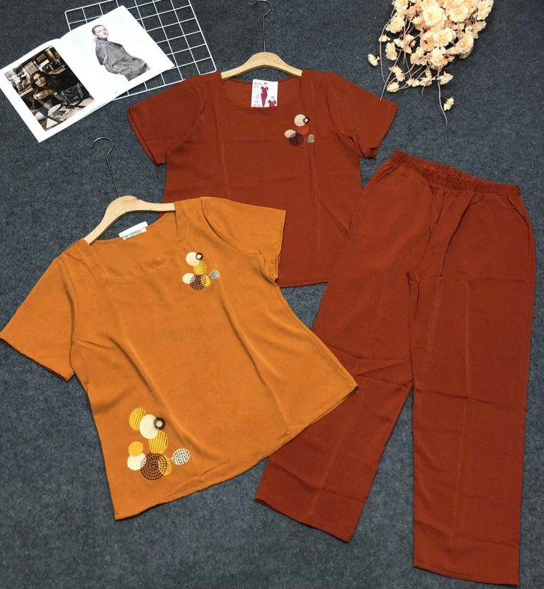 bộ đồ dài thái đủ màu - Ảnh 4