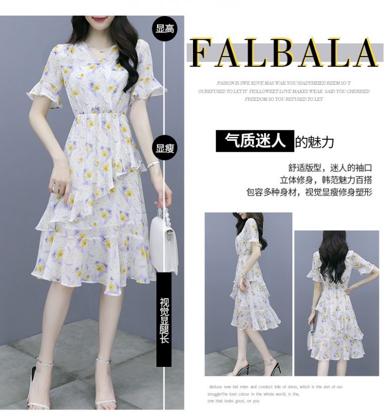 Đầm Hoa Tay Lỡ Bèo Xinh - Ảnh 6