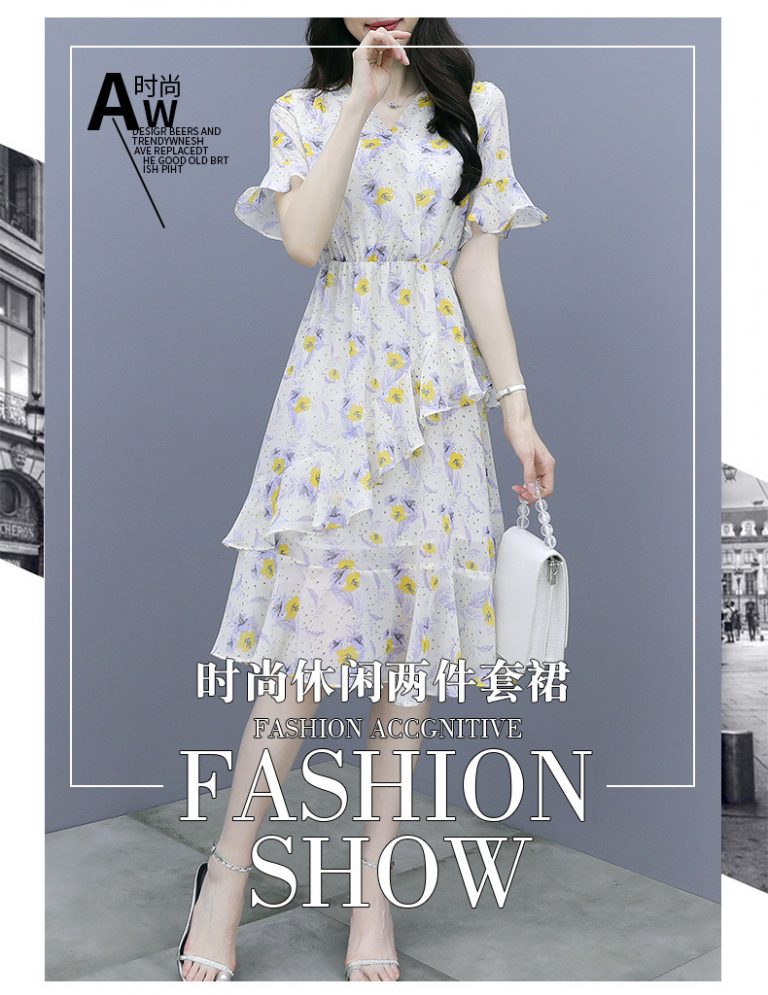 Đầm Hoa Tay Lỡ Bèo Xinh - Ảnh 3