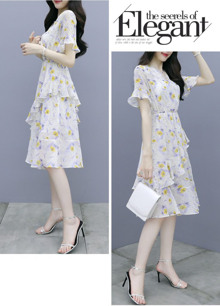 Đầm Hoa Tay Lỡ Bèo Xinh - Ảnh 5