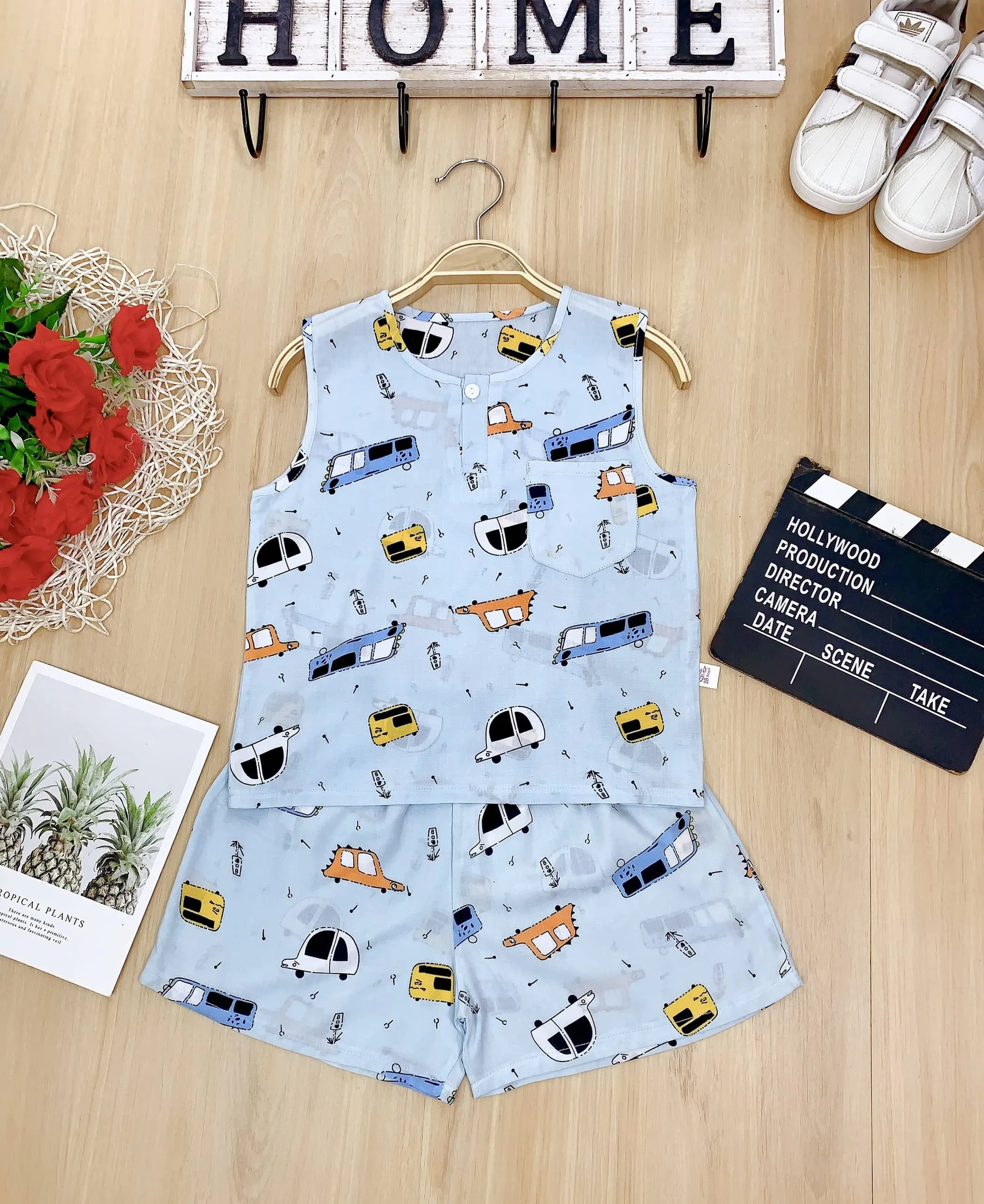 Bộ đùi lanh sát nách Bé Trai Nhí - Ảnh 6