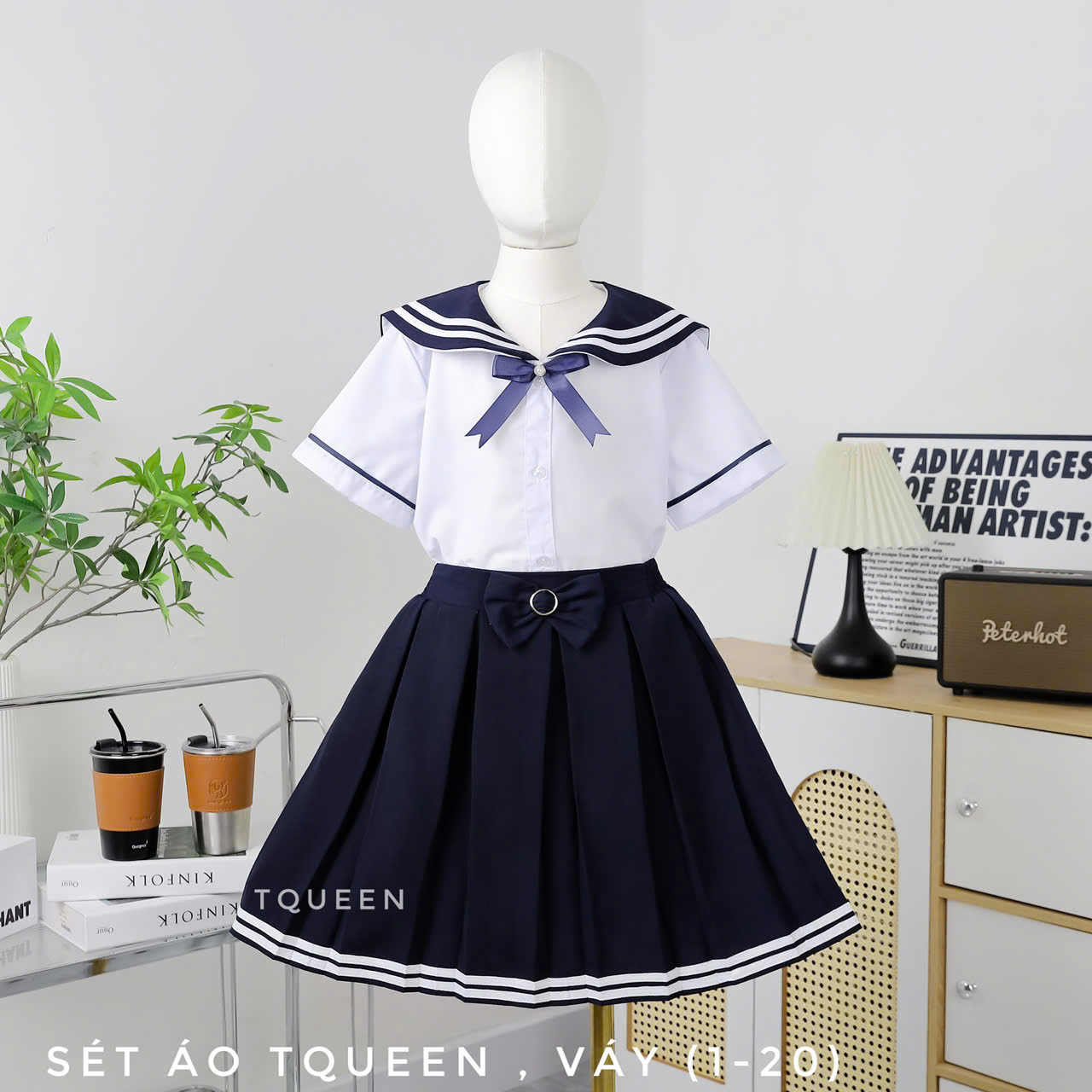 Đồng phục học sinh tiểu học - Chân váy đẹp bé gái cấp 1 xinh xắn