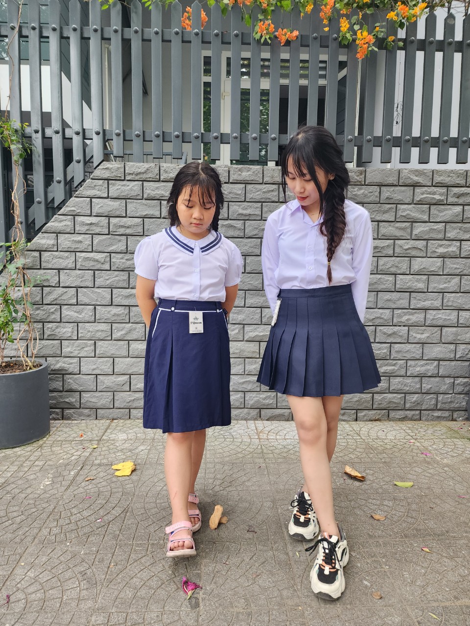 Đồng phục học sinh tiểu học - Chân váy đẹp bé gái cấp 1 xinh xắn - Ảnh 7