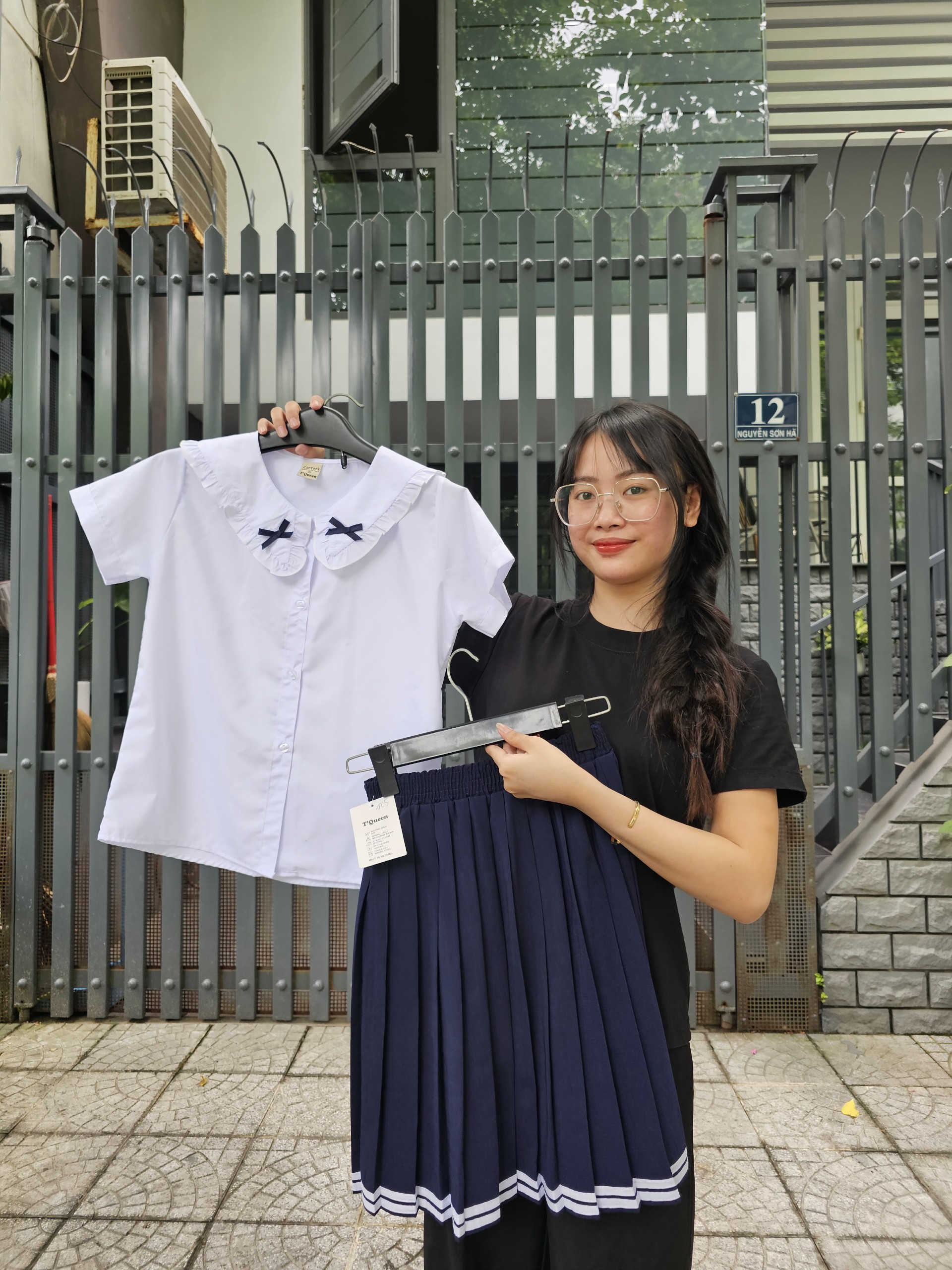 Đồng phục học sinh tiểu học - Chân váy đẹp bé gái cấp 1 xinh xắn - Ảnh 6