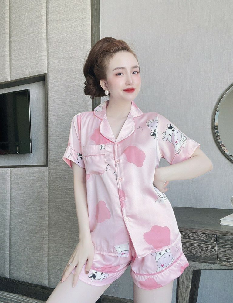 Đồ đùi pịama lụa latin - Ảnh 8