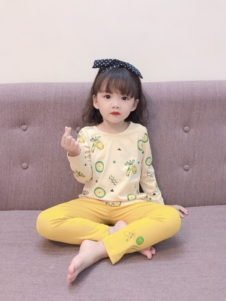 Đồ Bộ Thu Đông Bé Gái Nhiều Họa Tiết - Ảnh 3