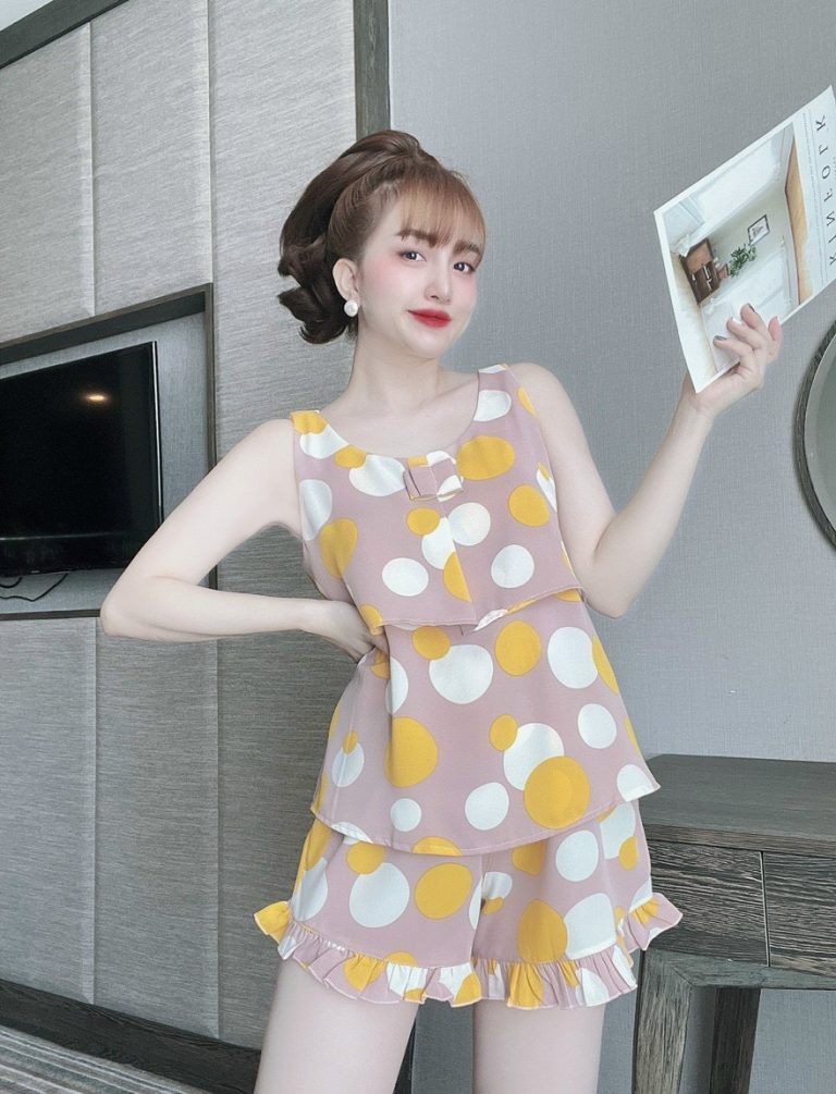 Bộ đùi cộc tay chất mango - Ảnh 4