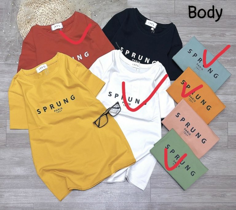 Áo thun thái body sprung - Ảnh 3